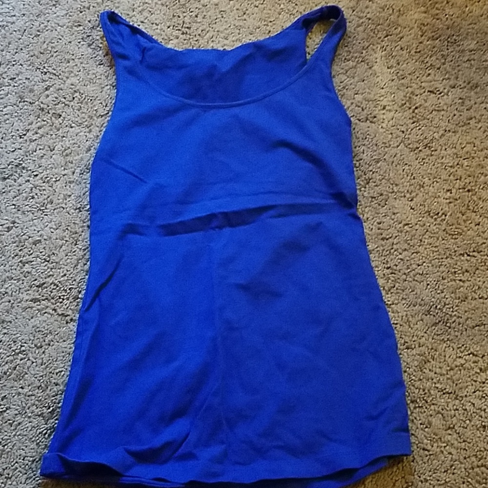 Blue tank top